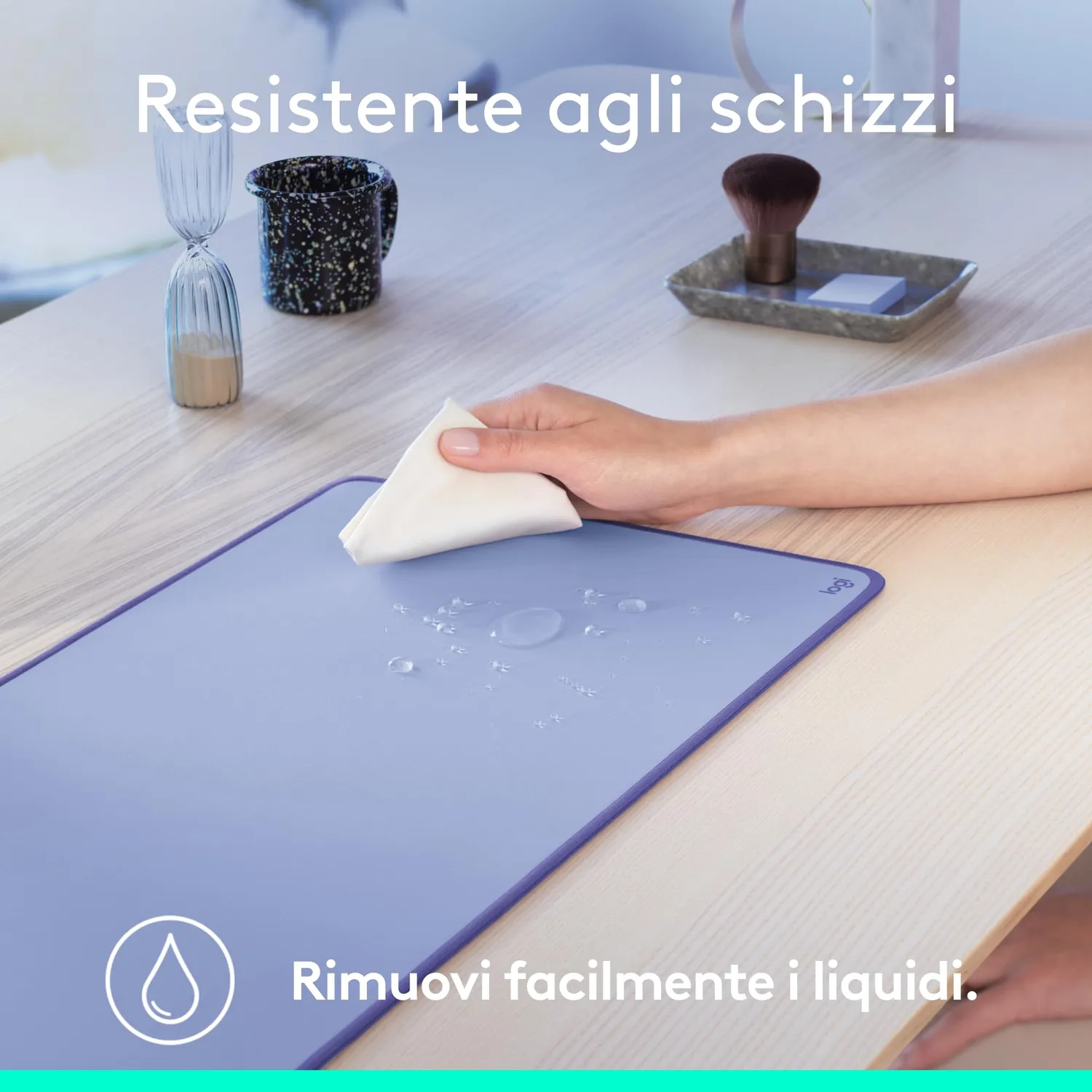 Logitech Studio Series Desk Mat tappetino mouse 30x70 antiscivolo