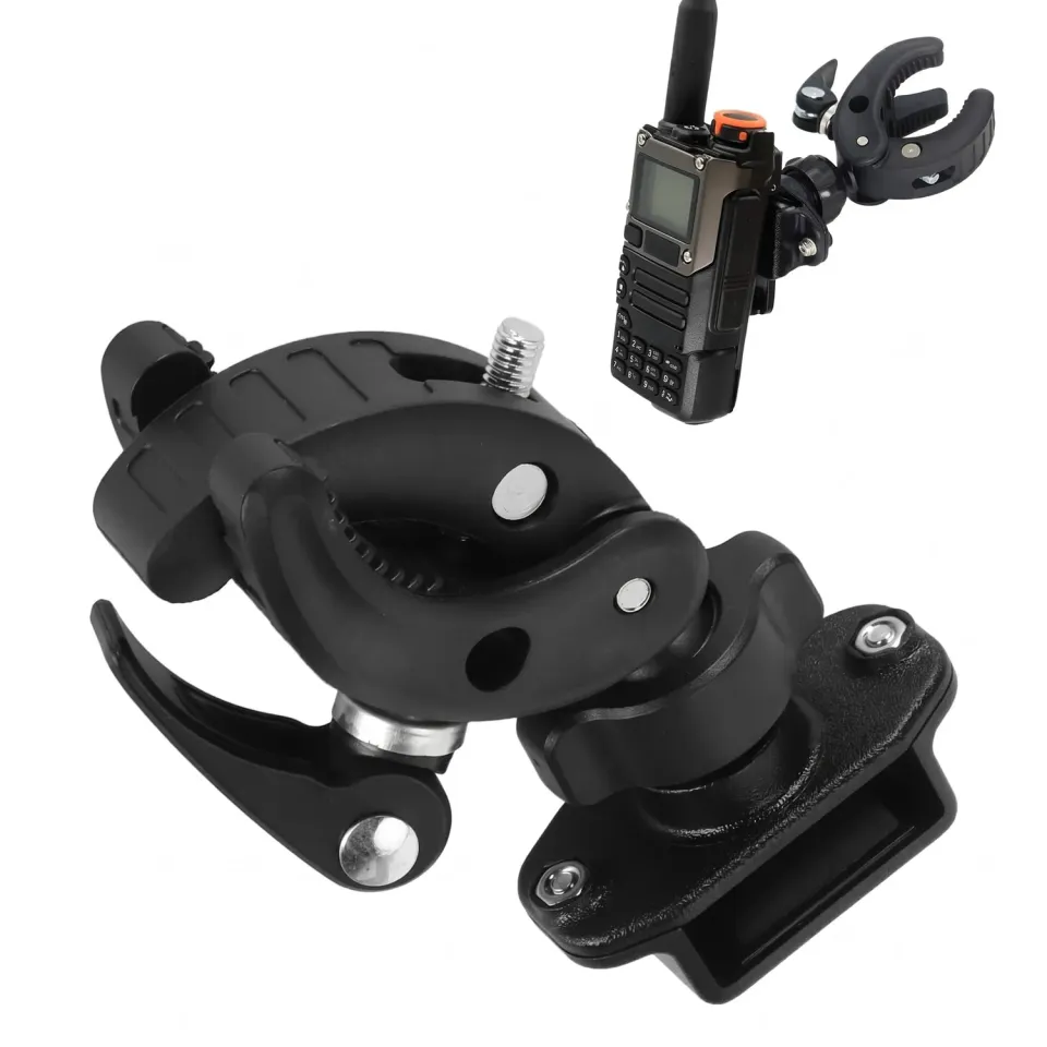 Zunate Supporto Walkie Talkie Manubrio Moto Bici 5,5 cm