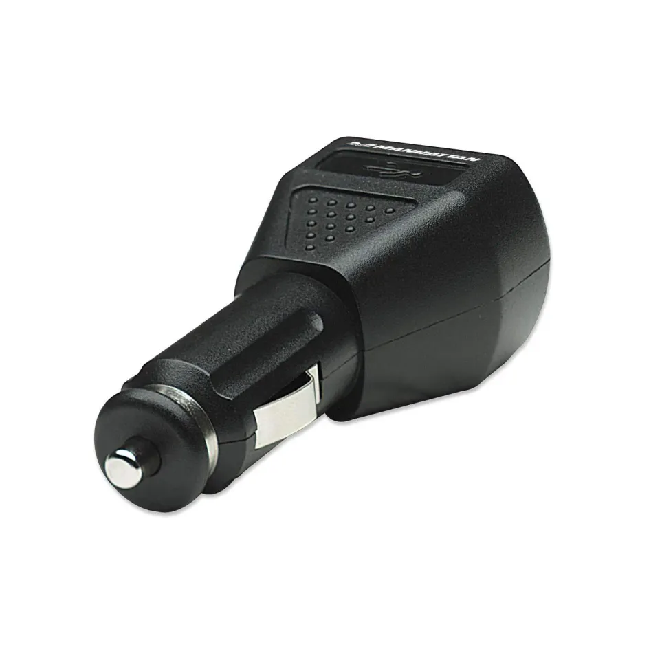 Manhattan Caricabatterie Auto USB 12V Compatto