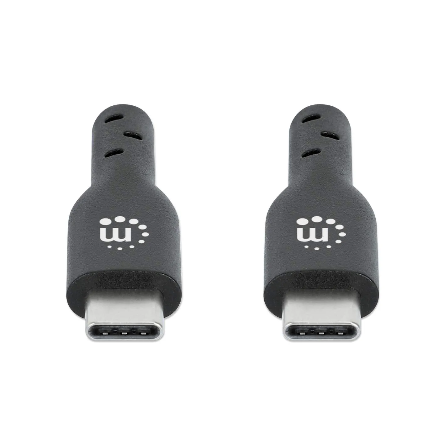 Manhattan Hi-Speed cavo USB-C 1m nero 60W 480Mbps