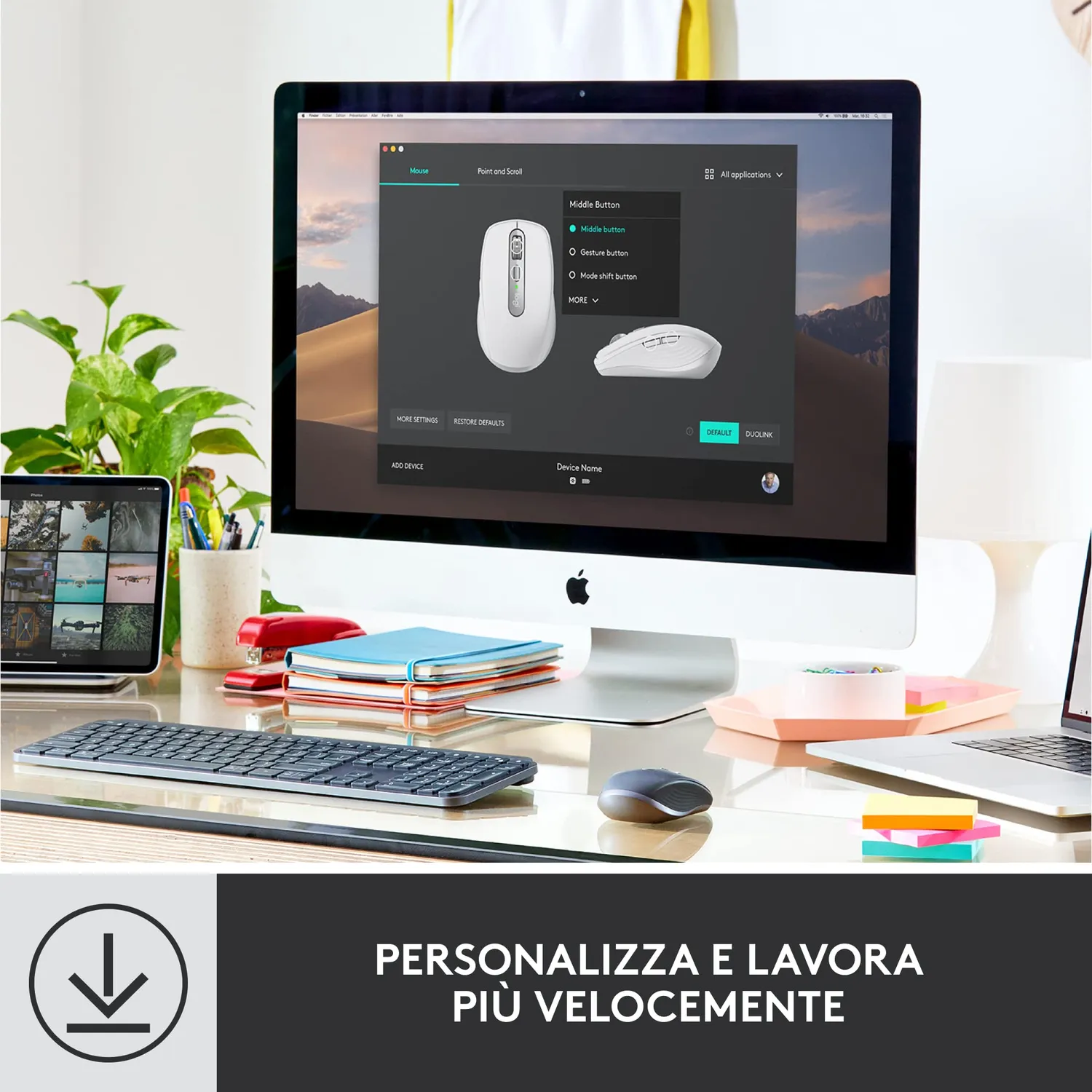 Logitech MX Anywhere 3 Business Mouse Grafite 4000 DPI