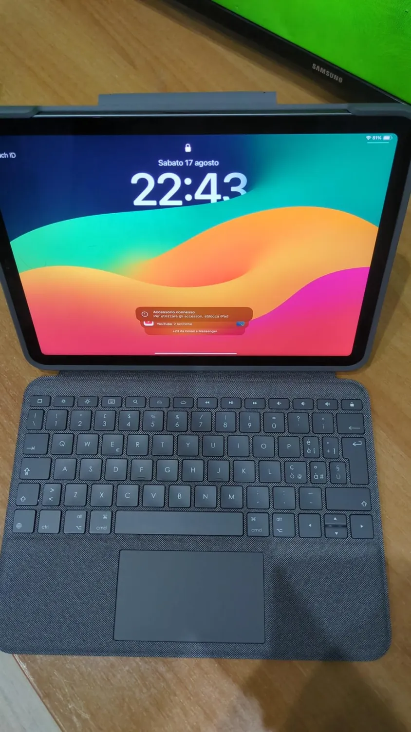 Logitech Folio Touch custodia tastiera iPad ITA
