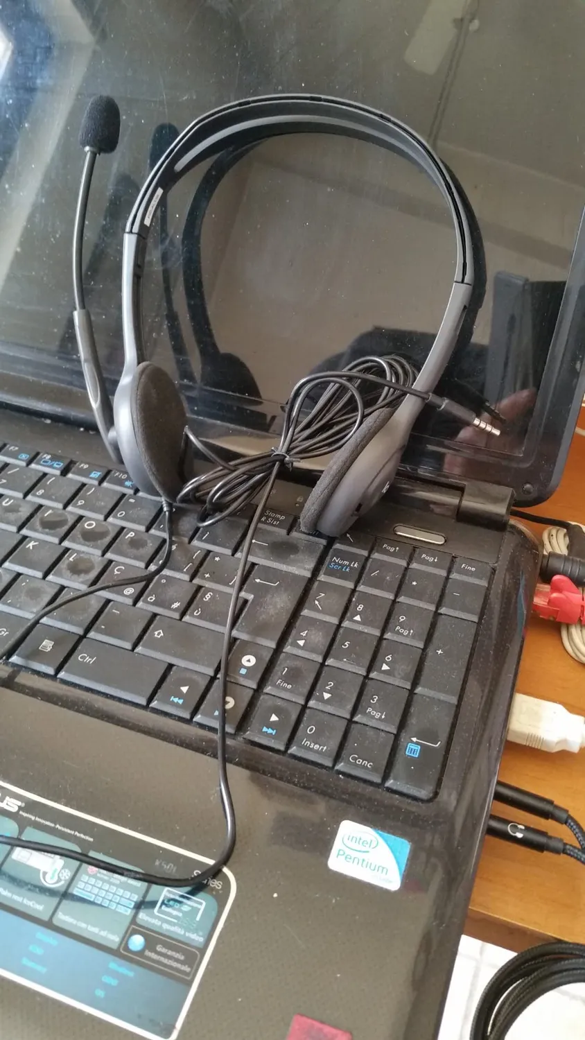 Logitech H111 Cuffie Cablate Jack 3.5mm Microfono Girevole