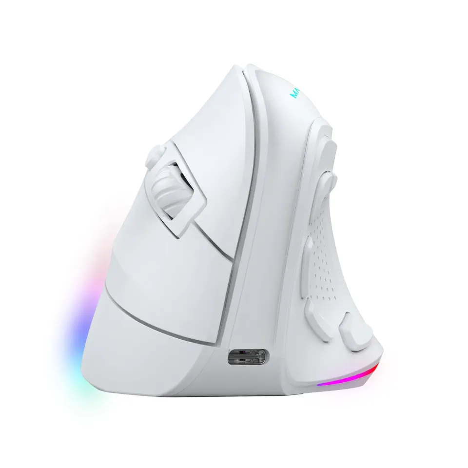 Mars Gaming MM-SK mouse verticale wireless bianco 8400DPI