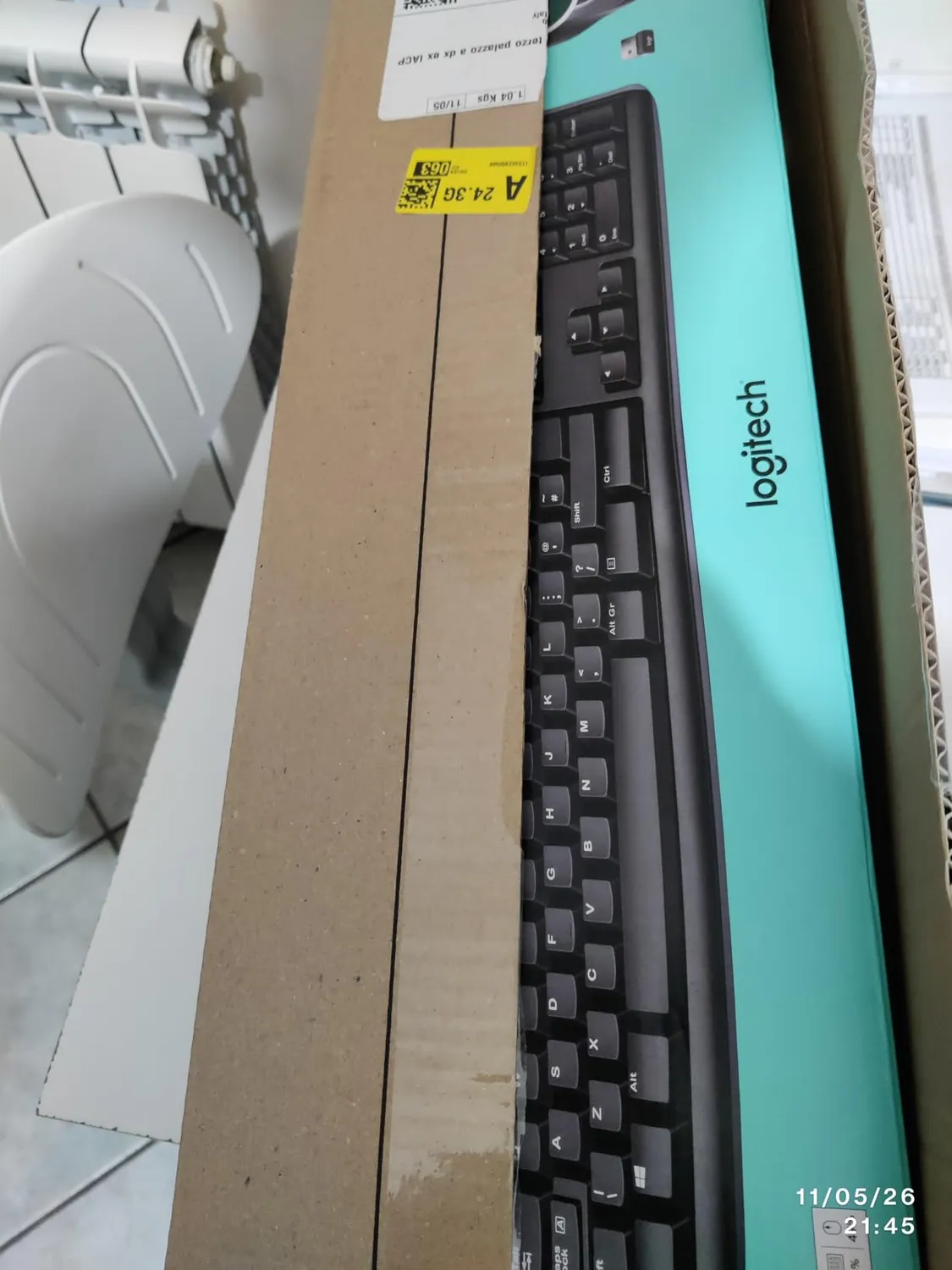 Logitech MK270 Combo Tastiera e Mouse Wireless ITA QWERTY