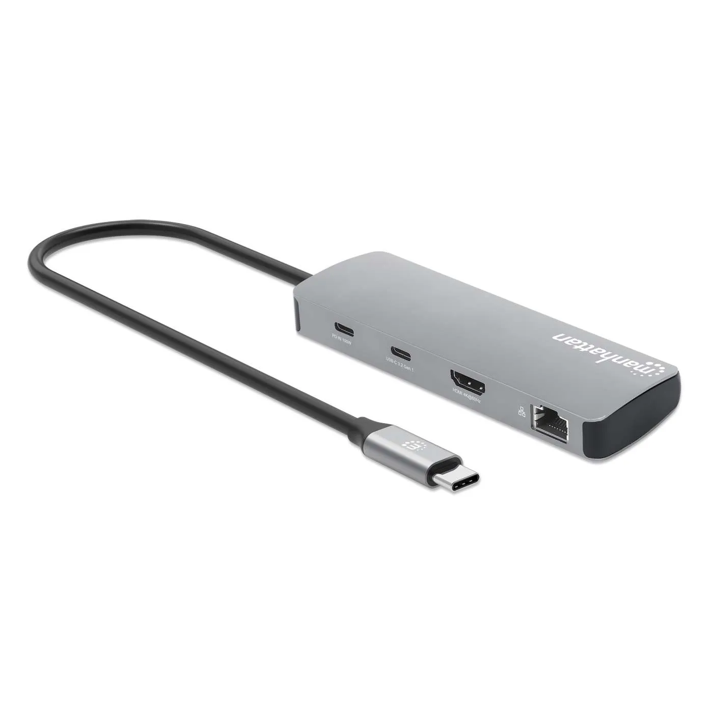 Manhattan Docking Station USB-C 9-in-1 HDMI 4K 100W