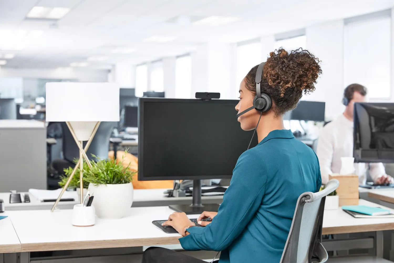 Logitech Zone Wired cuffia con microfono USB-C grafite Teams