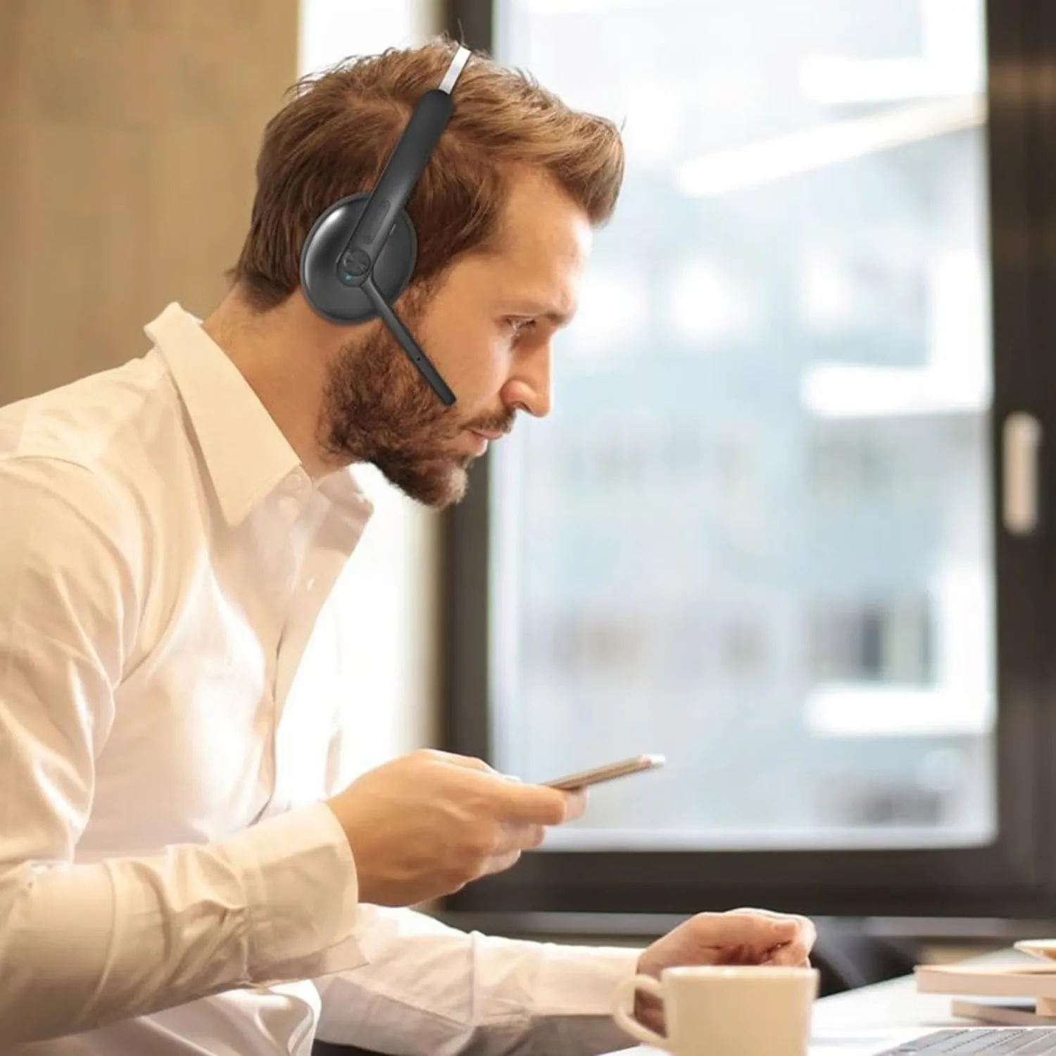 Zunate Auricolare Bluetooth Monoorecchio 70 Ore Cancellazione Rumore