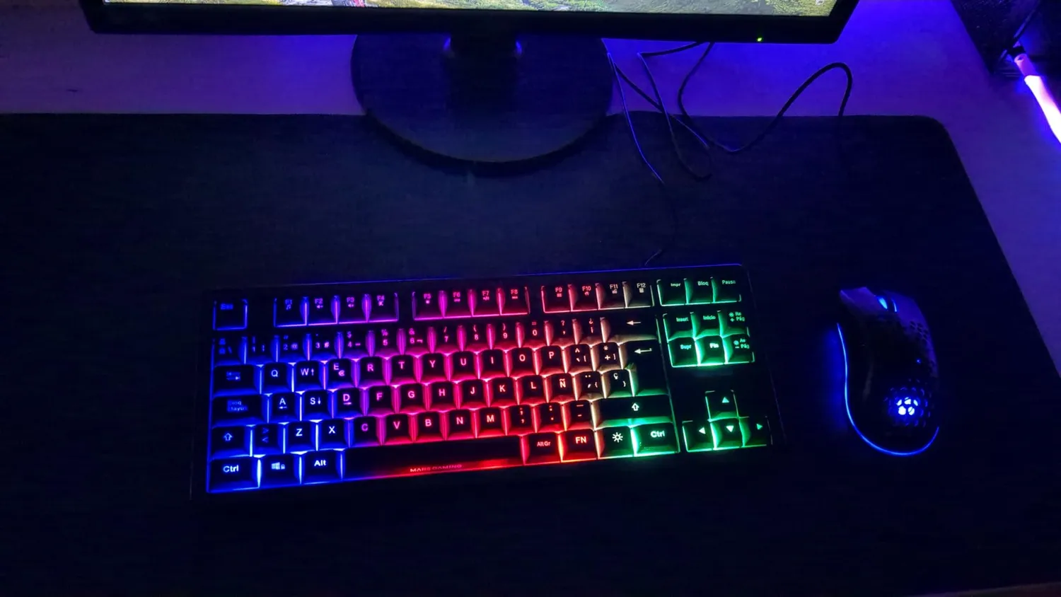 Mars Gaming MK023ES tastiera gaming TKL nera layout spagnolo