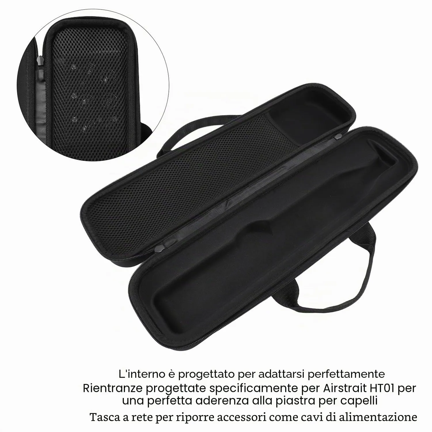 Zunate HT01 custodia rigida piastra EVA da viaggio