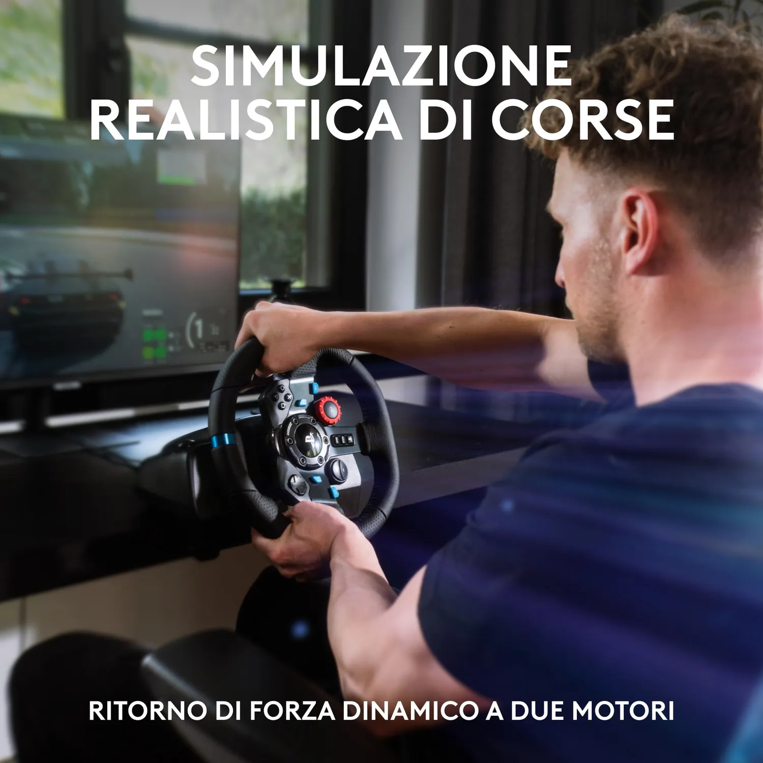 Logitech G G29 volante racing PS PC con cambio a H