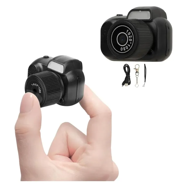 Zunate mini fotocamera 1080p 2MP con schermo 0,96 pollici