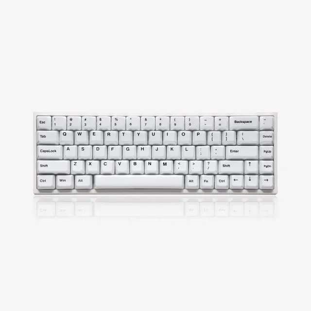 Cerakey Full Set V4 White keycaps ceramica 114 tasti
