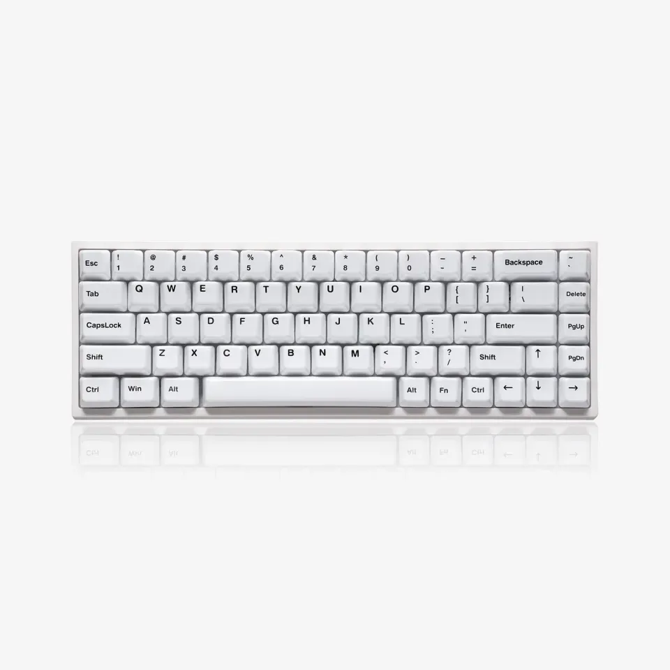 Cerakey Set V2 keycap ceramica 113 tasti bianco nero legende