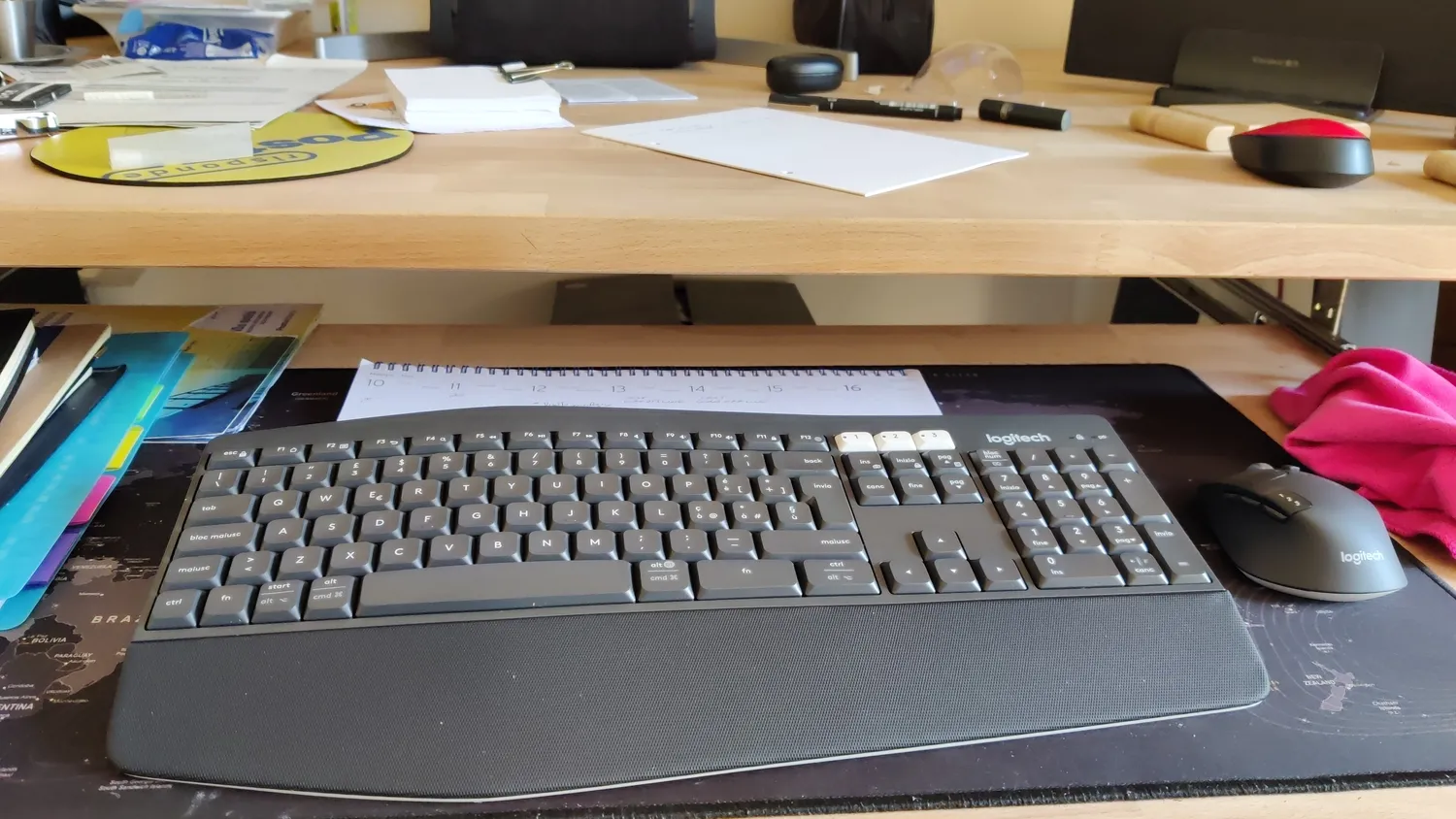 Logitech MK850 Kit Tastiera e Mouse Wireless Nero ITA