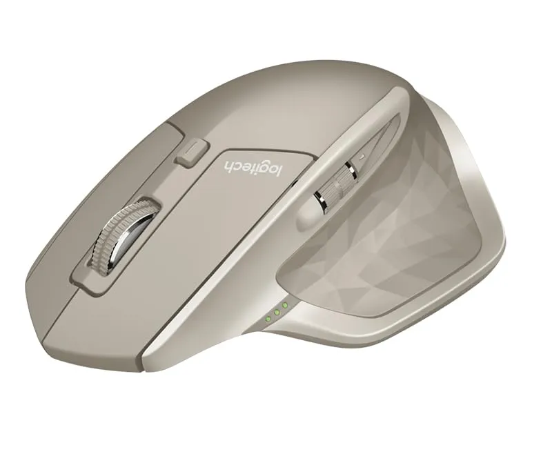 Logitech MX Master Mouse Wireless Grigio Chiaro Laser