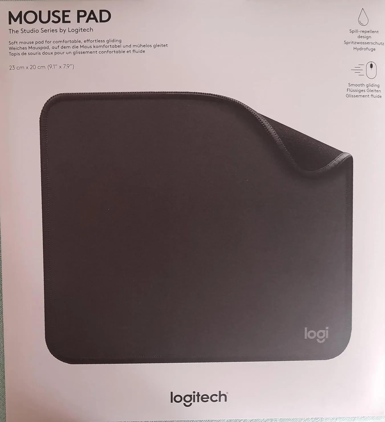 Logitech Studio Series tappetino mouse rosa idrorepellente