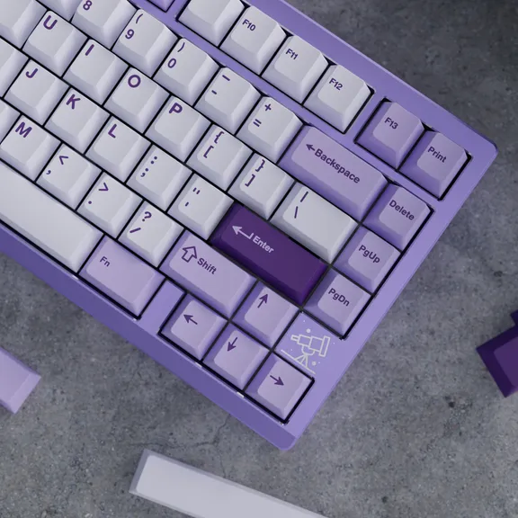 CoffeeKeys WS Lavender Bliss keycap PBT Cherry 223 tasti