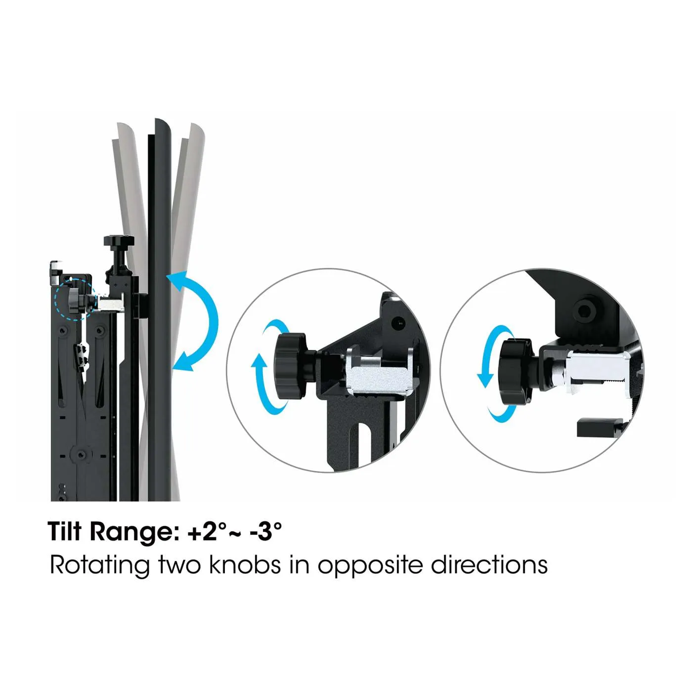Manhattan Supporto videowall 45-70'' pop-out 70 kg