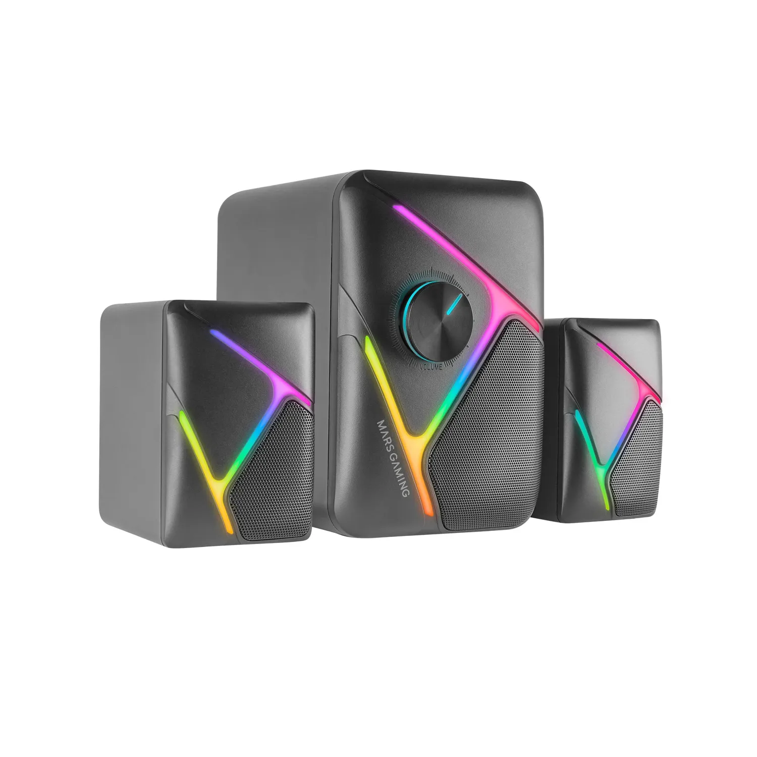 Mars Gaming MS-PRO casse PC rosa 10W RGB jack 3.5mm