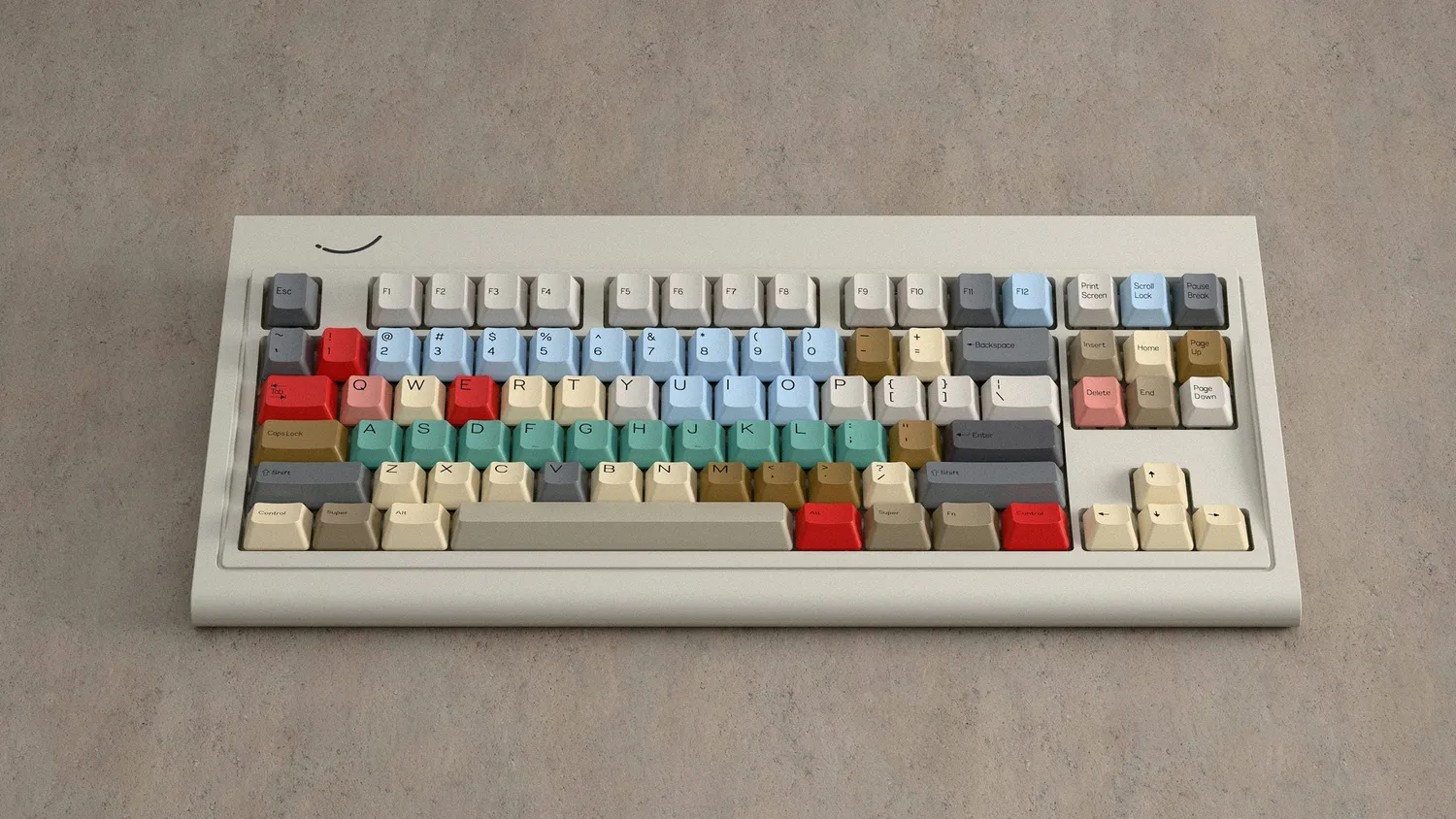 CoffeeKeys Grass Valley DCS keycaps Base Kit vintage