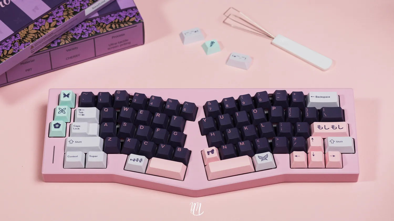 KBS Butterfly Girl keycap PBT Cherry Base anime