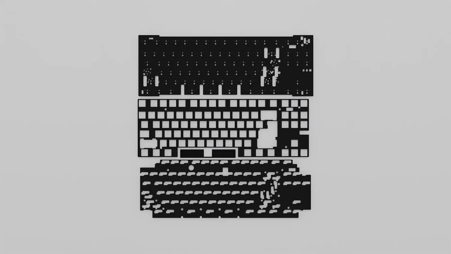CoffeeKeys Zoom TKL Dyna piastra PC per tastiera