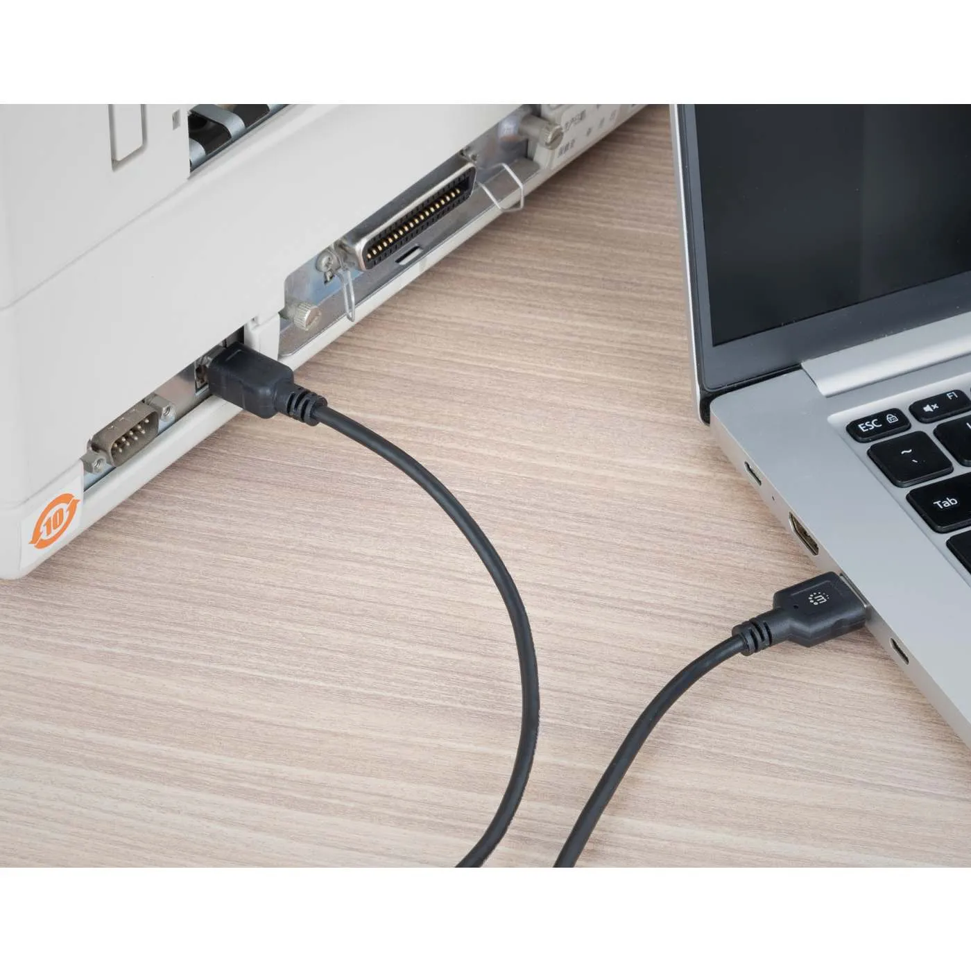 Manhattan Cavo USB 2.0 A-B 2 m per Stampante Nero