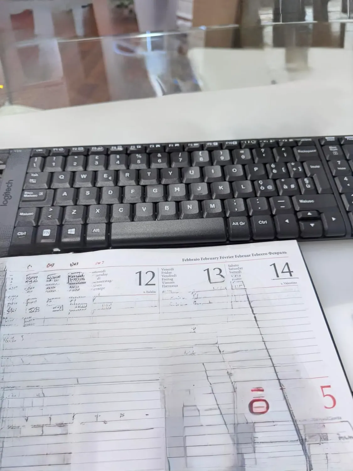 Logitech MK220 kit tastiera e mouse wireless compatti