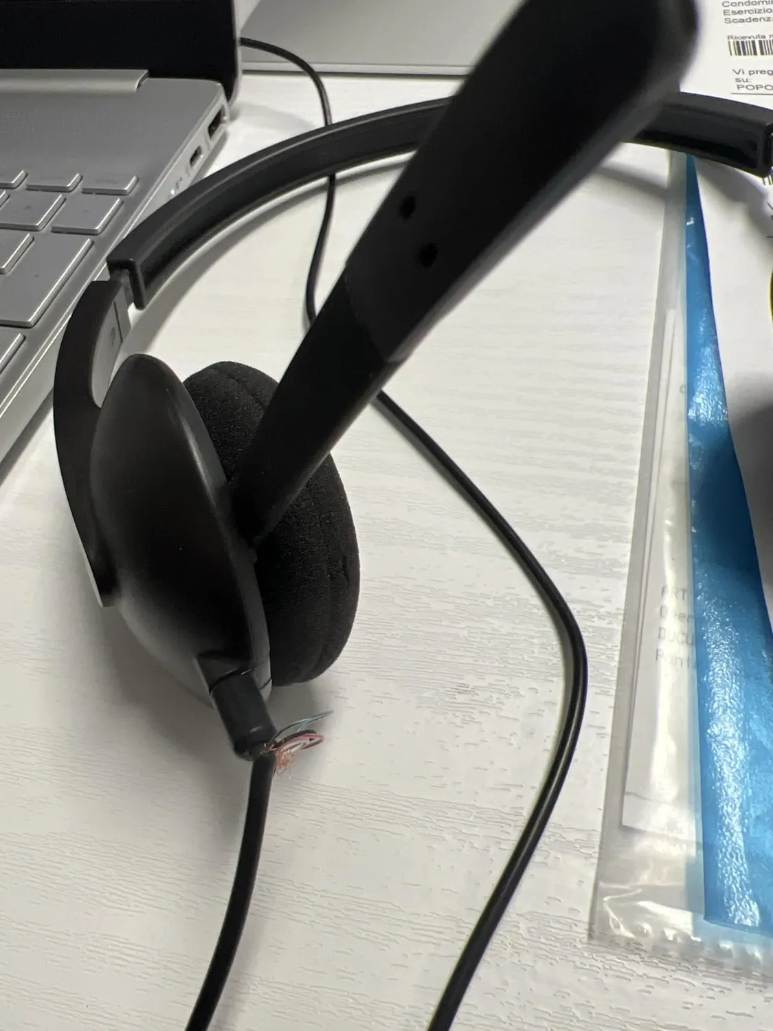 Logitech H340 Cuffie Cablate USB One Size con microfono