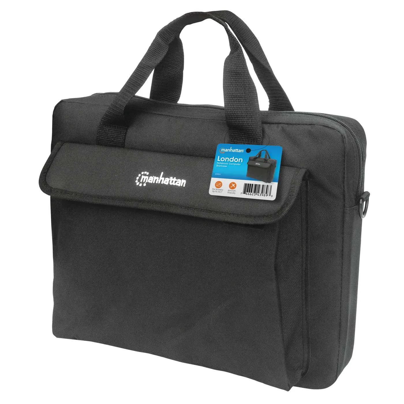 Manhattan London Borsa Porta PC 14.1" Nera Antigraffio