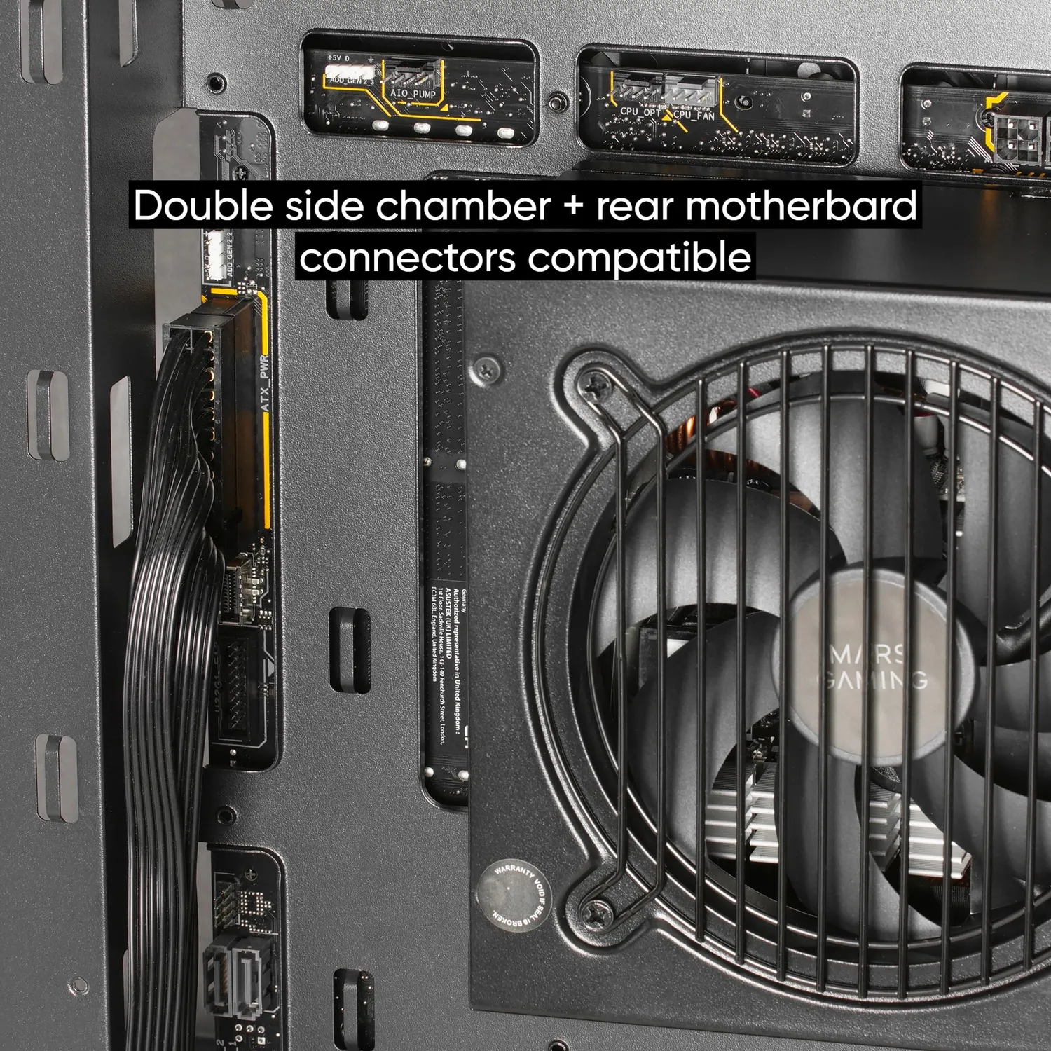 Mars Gaming MC-3TCORELCD case ATX nero schermo