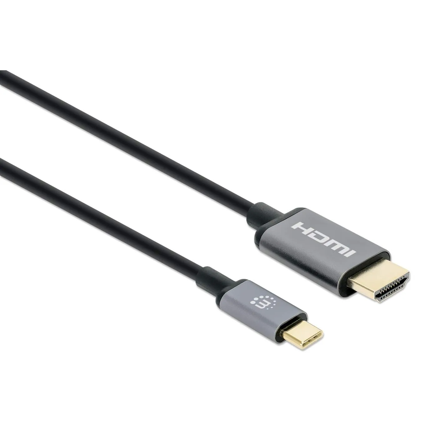 Manhattan USB-C HDMI cavo adattatore 2m 4K nero