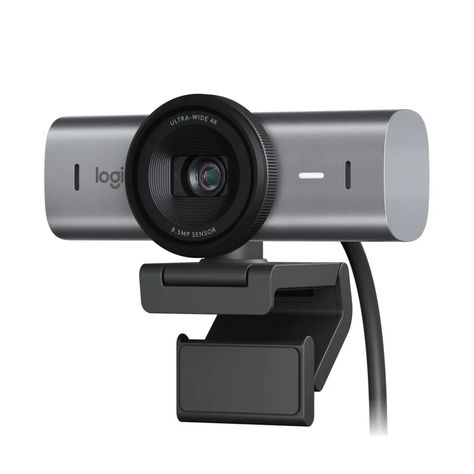 Logitech MX Brio 4K webcam grafite Ultra HD streaming