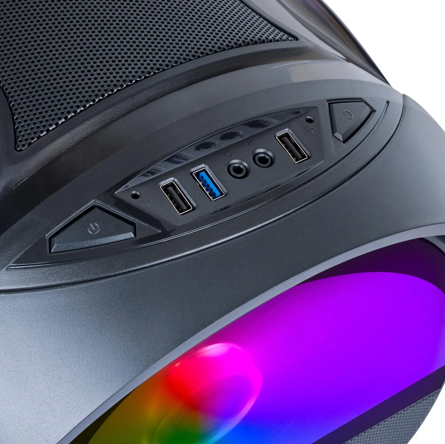 Mars Gaming MC-CYLON Case PC MicroATX Nero Vetro Temperato