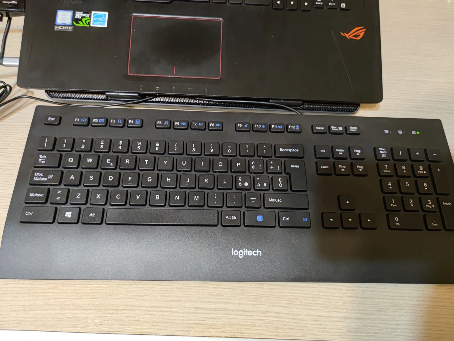 Logitech K280e Pro tastiera con filo USB silenziosa