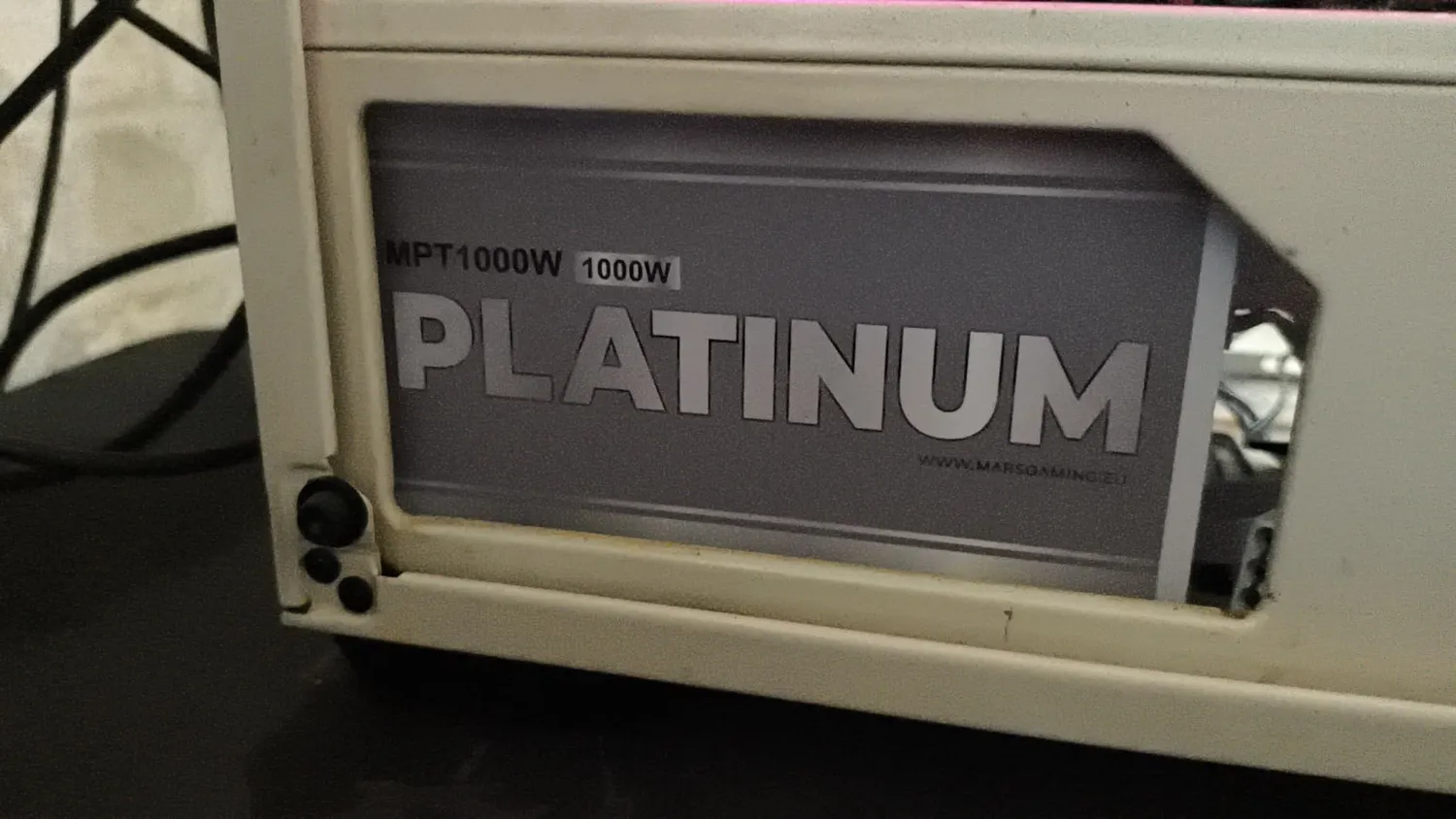 Mars Gaming MPT1000 alimentatore 1000W nero platinum