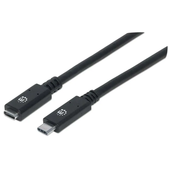 Manhattan Cavo Prolunga USB-C 3.2 Gen 2 1 m 100W 10Gbps