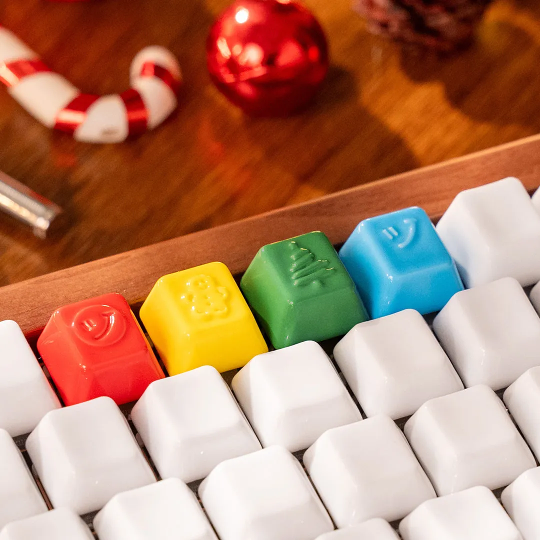 Cerakey Christmas V3 set keycap in ceramica natalizio