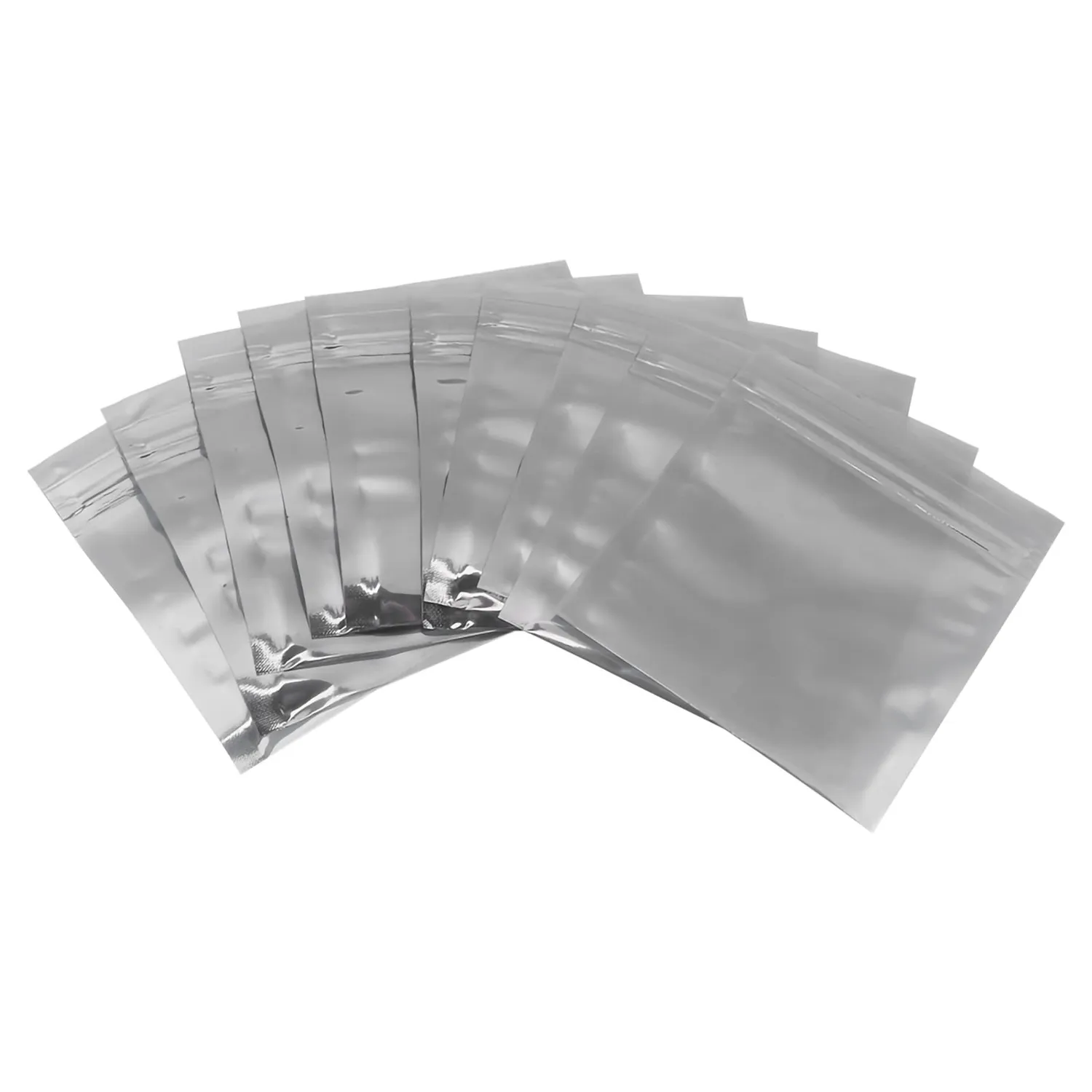 Zunate Buste Antistatiche Richiudibili 8x9 cm 100 Pezzi Zip