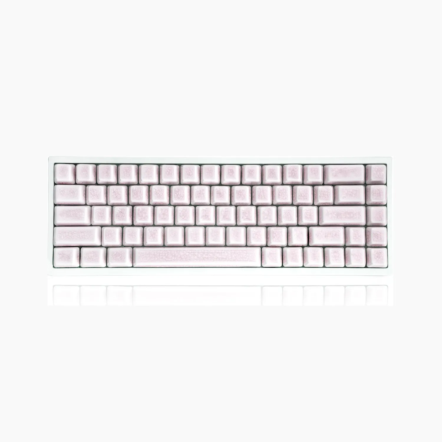Cerakey Full Set V2 keycap ceramica full pink crazed