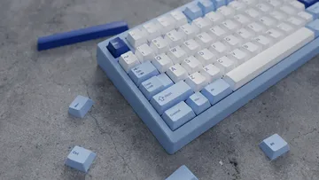 WS Blue Oasis keycaps PBT Cherry 223 tasti