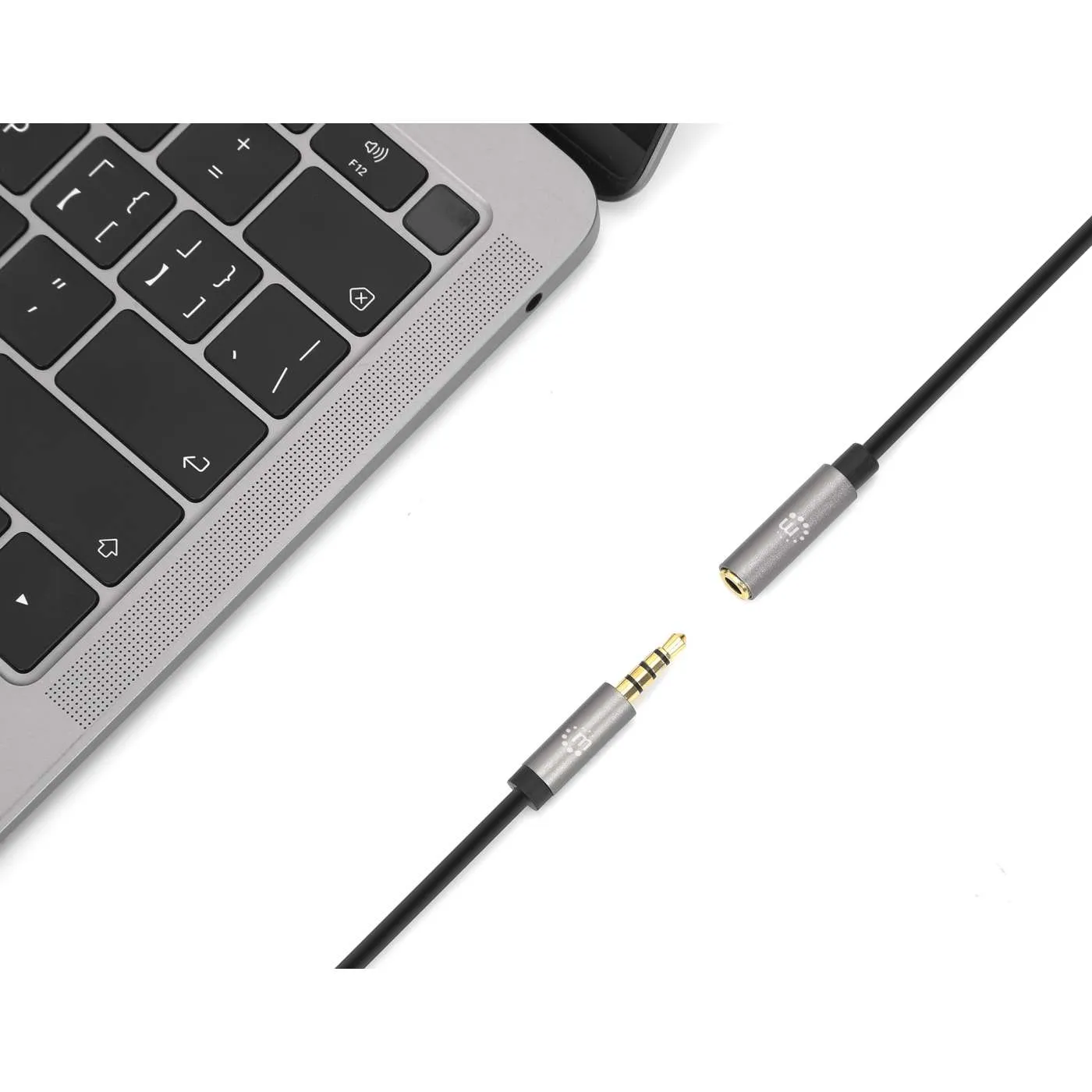 Manhattan Cavo Aux Stereo 3.5mm M/F 2m HiFi Oro