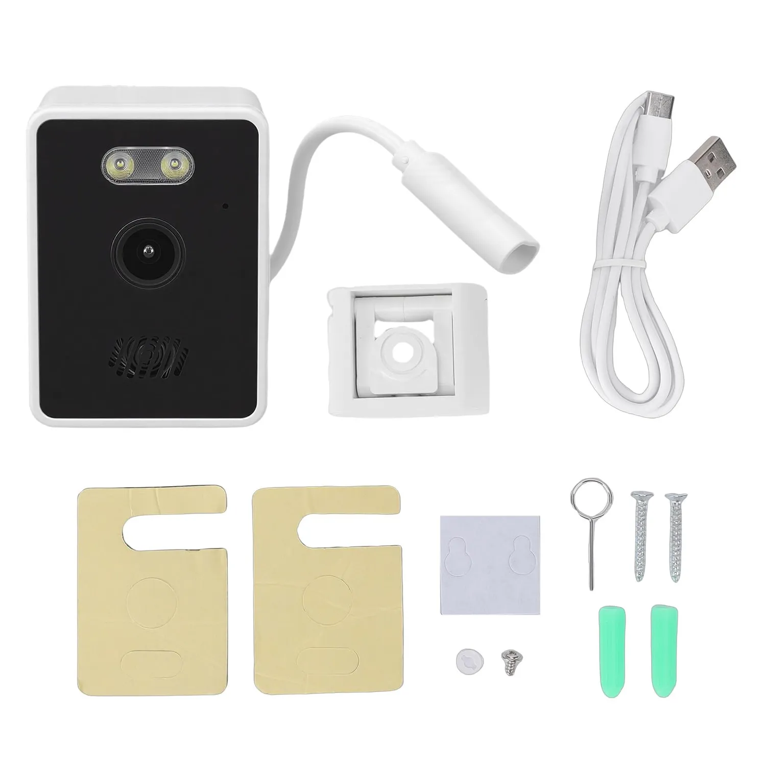 Zunate Telecamera Finestra 2K 3MP WiFi Dual Band Adesiva