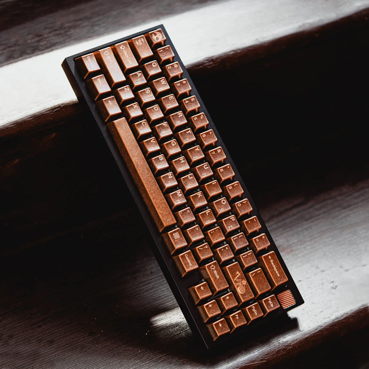 Awekeys Viking Antiques Thor keycaps metallo rame 116 tasti