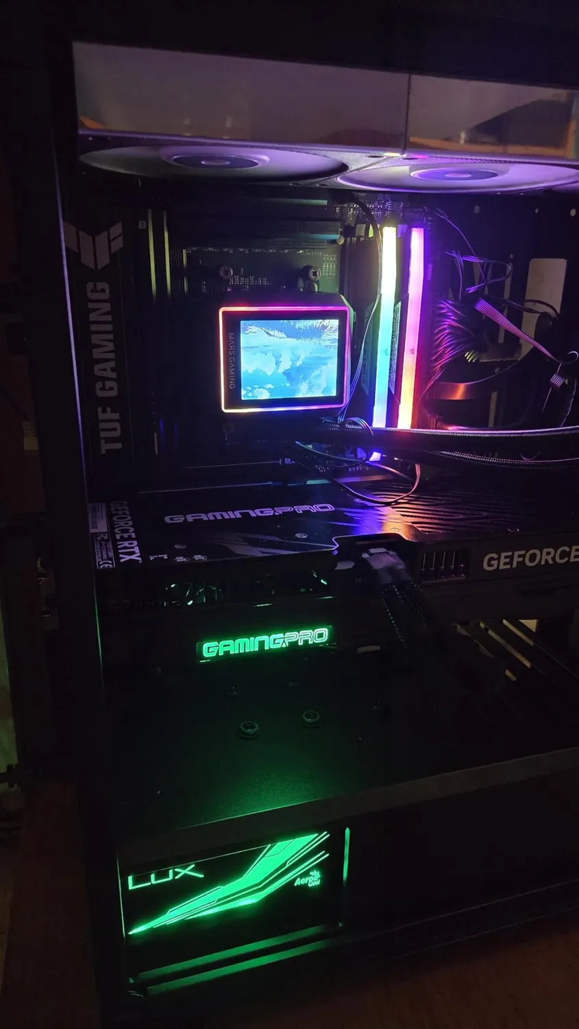 Mars Gaming ML-VISIONII360 Dissipatore Liquido Nero Display