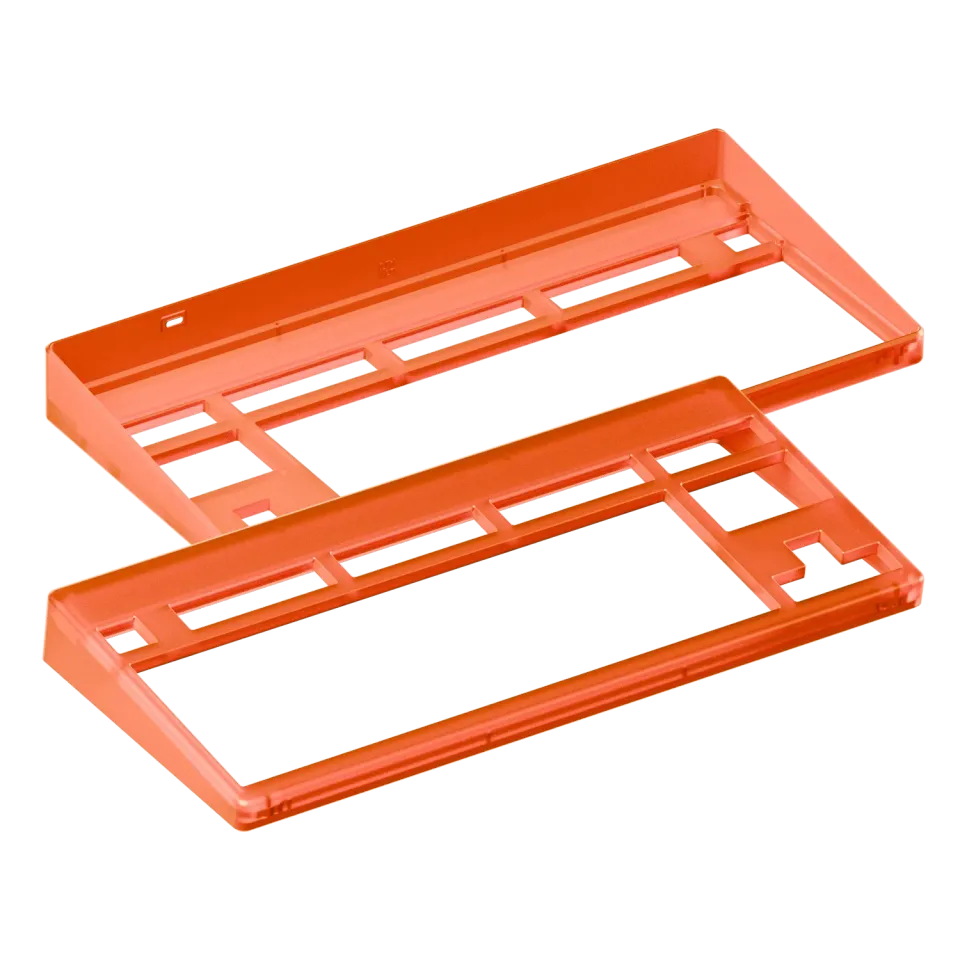 CoffeeKeys RF-8X Top WK case PC arancione tastiera TKL