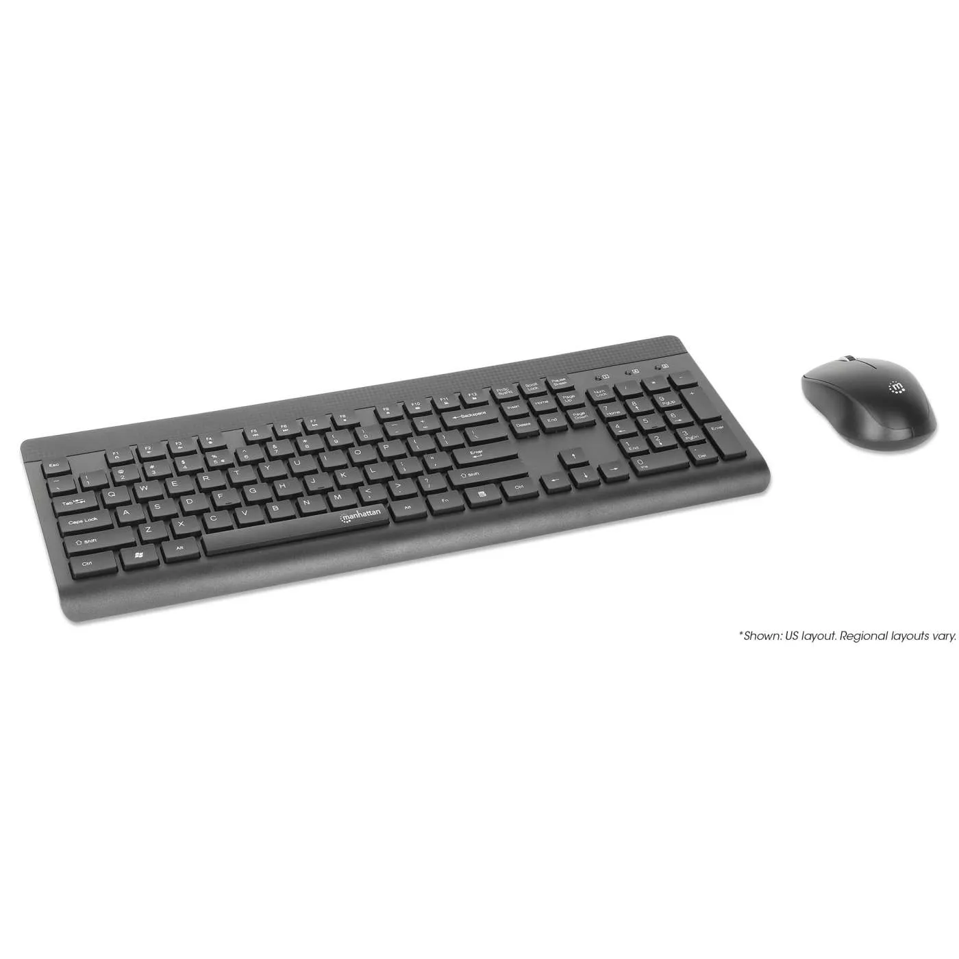 Manhattan MWK7350 Kit Tastiera e Mouse Wireless 2,4 GHz