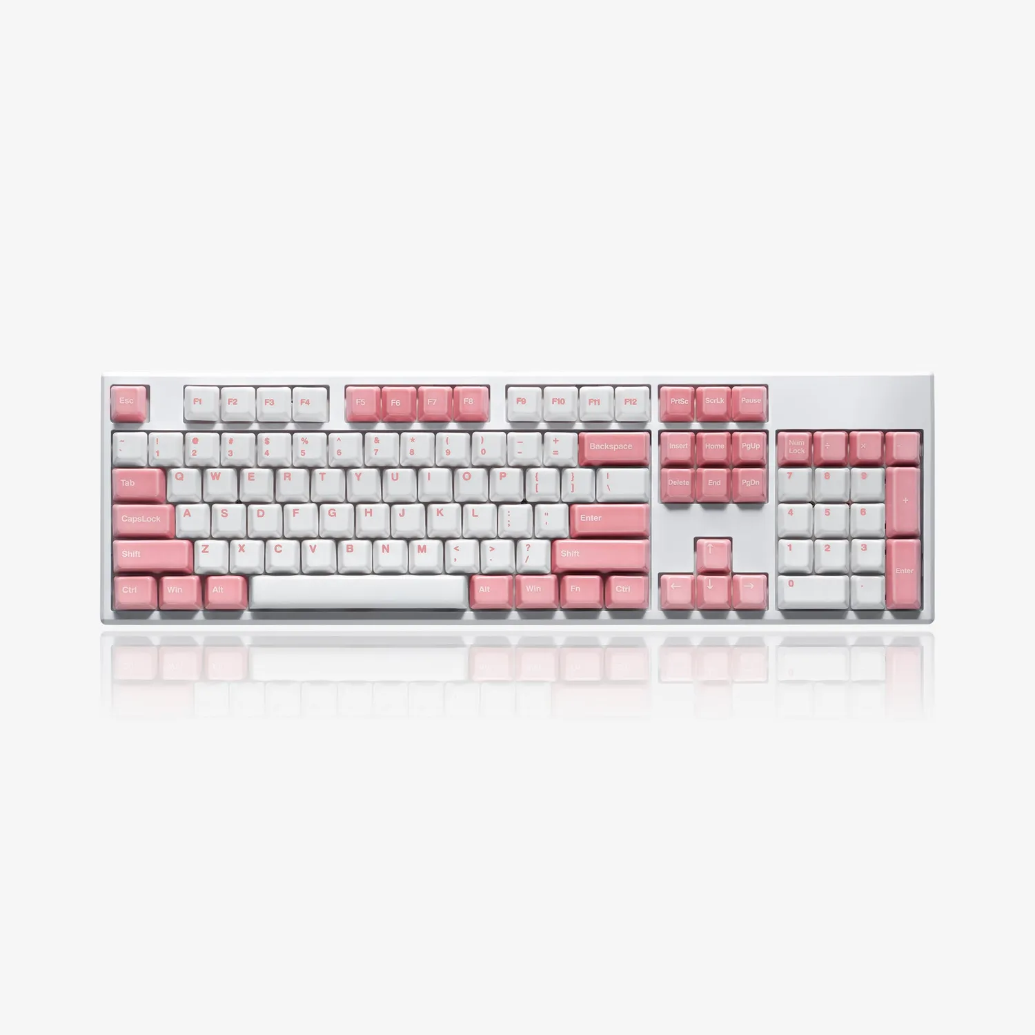 Cerakey V2 set keycap ceramica Indigo White bicolore