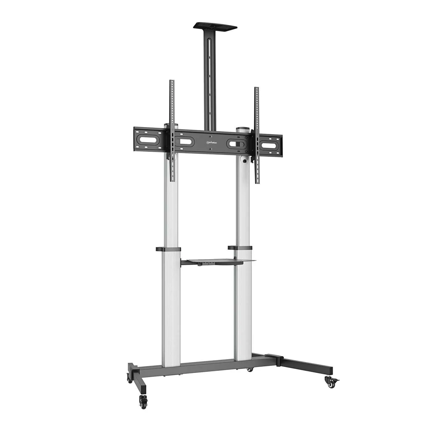 Manhattan Carrello TV 60-100'' alluminio con ruote 80 kg